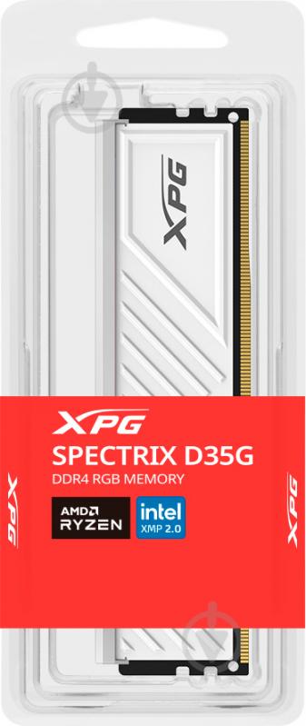 Оперативна пам'ять ADATA DDR4 SDRAM 8 GB (1x8GB) 3600 MHz (AX4U36008G18I-SWHD35G) - фото 4