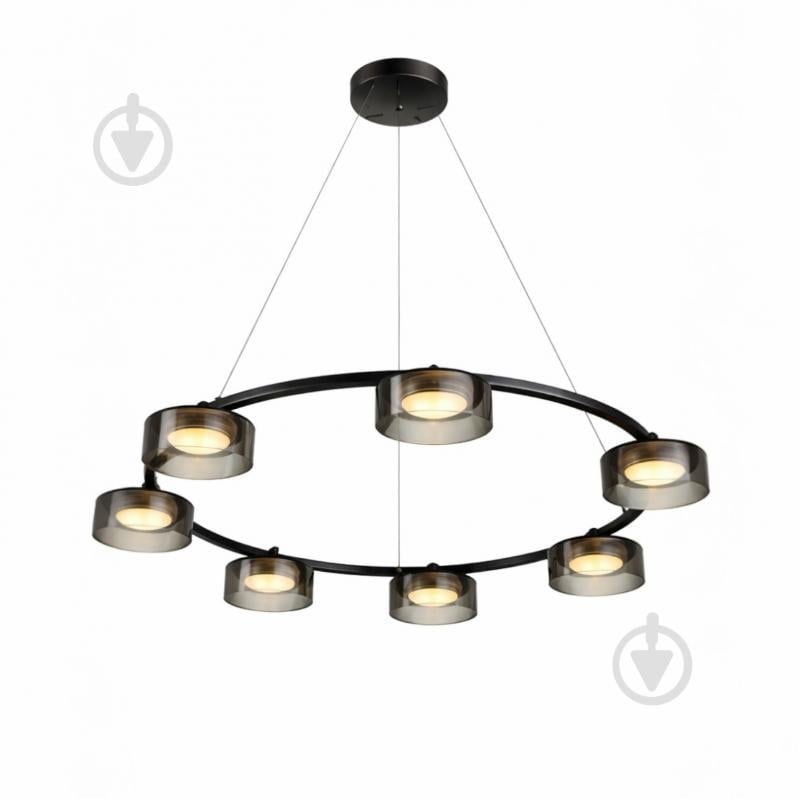 Люстра підвісна LIGHT SET DUSHA MS241-Y7 7x12 Вт GX53 чорний/димчатий - фото 4