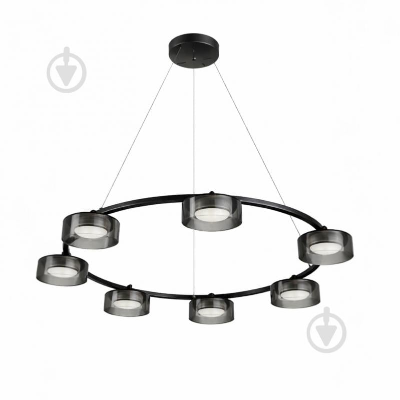 Люстра підвісна LIGHT SET DUSHA MS241-Y7 7x12 Вт GX53 чорний/димчатий - фото 1