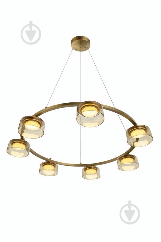 Люстра підвісна LIGHT SET DUSHA MS241-Y7 7x12 Вт GX53 золото/бурштин - фото 3