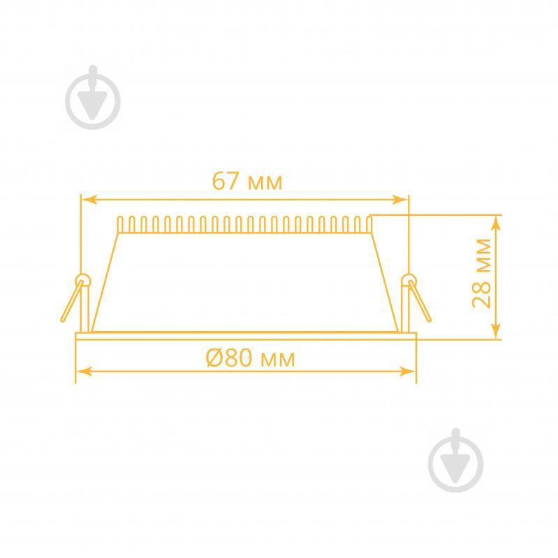 Светильник точечный LightMaster AL400 LED 4 Вт 5000 К серебряный - фото 3