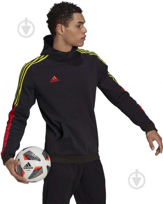 Джемпер Adidas TIRO SW HOOD CU GN5551 р. 2XL чорний - фото 6