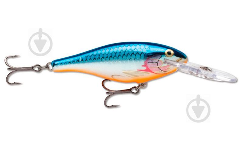 Воблер Rapala SHAD RAP 8 г 70 мм silver blue - фото 1