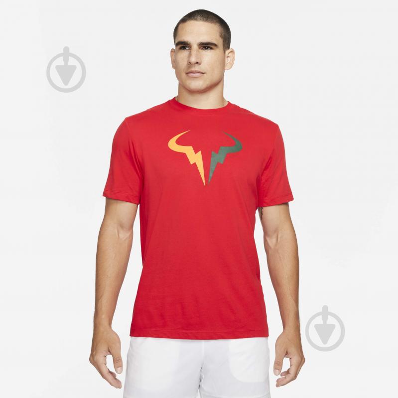 Футболка Nike M NKCT DF TEE RAFA SSNL DJ2582-673 р.2XL красный - фото 1