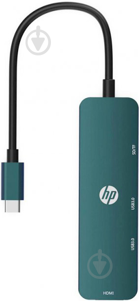 Док-станція HP USB3.1 Type-C - HDMI/USB3.0x2/SD+TF blue (DHC-CT203) - фото 5