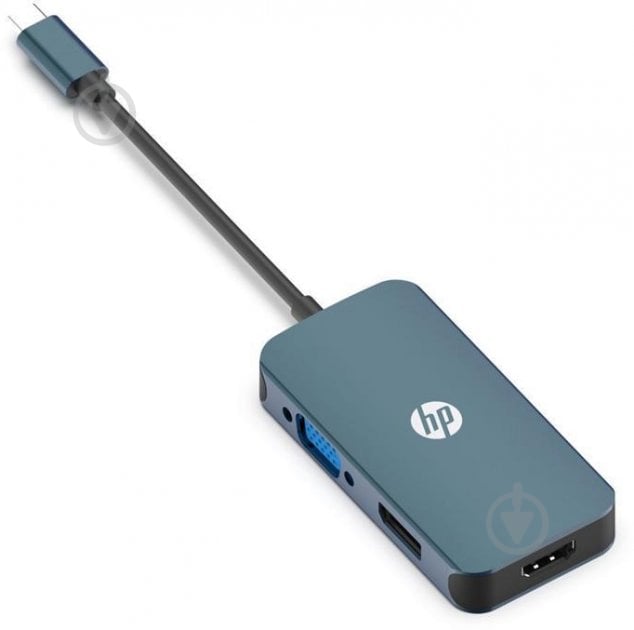 Док-станція HP USB Type-C-HDMI/VGA/DP black (DHC-CT200) - фото 4