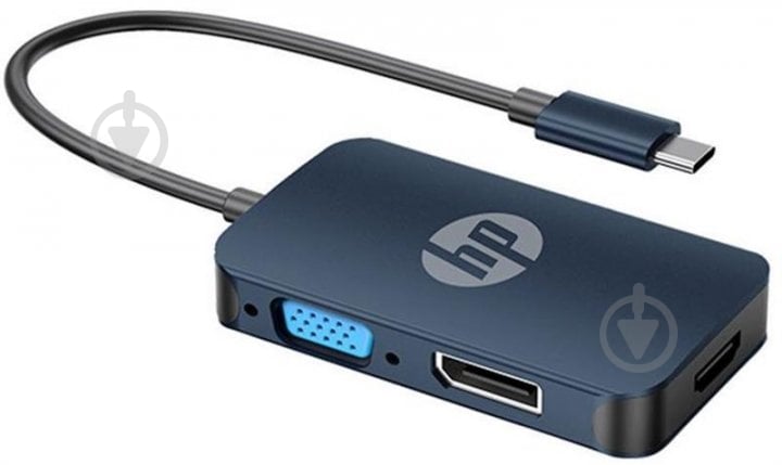 Док-станція HP USB Type-C-HDMI/VGA/DP black (DHC-CT200) - фото 1