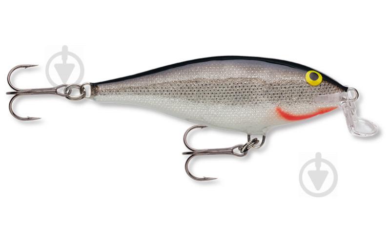 Воблер Rapala SHALLOW SHAD RAP 5 г 50 мм silver - фото 1