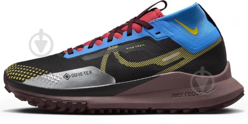 Кросівки жіночі демісезонні Nike REACT PEGASUS TRAIL 4 GTX DJ7929-003 р.37,5 чорні із синім - фото 1