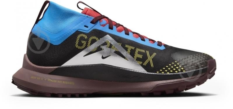 Кросівки жіночі демісезонні Nike REACT PEGASUS TRAIL 4 GTX DJ7929-003 р.37,5 чорні із синім - фото 2