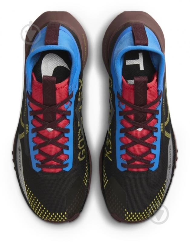 Кросівки жіночі демісезонні Nike REACT PEGASUS TRAIL 4 GTX DJ7929-003 р.37,5 чорні із синім - фото 5