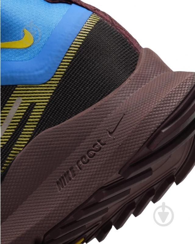 Кросівки жіночі демісезонні Nike REACT PEGASUS TRAIL 4 GTX DJ7929-003 р.37,5 чорні із синім - фото 7