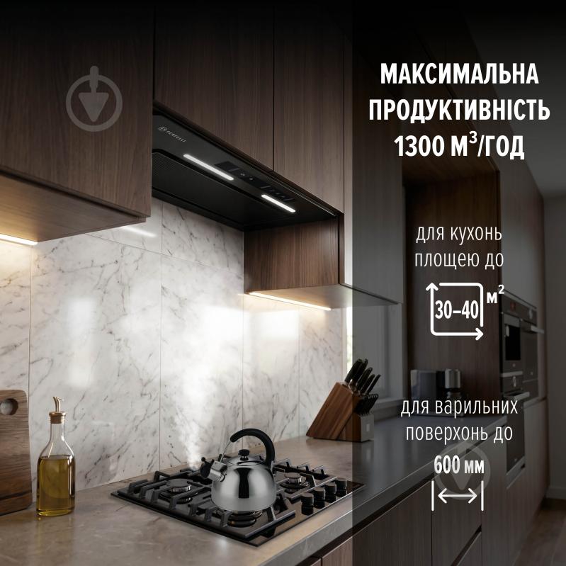Вытяжка Perfelli VIOLA 5QWRB NERO SILENZIO - фото 5