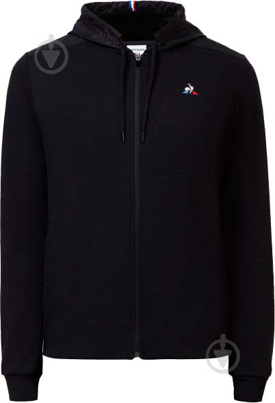 Джемпер Le Coq Sportif ESS FZ HOODY N2 1821048-LCS р. S черный - фото 1