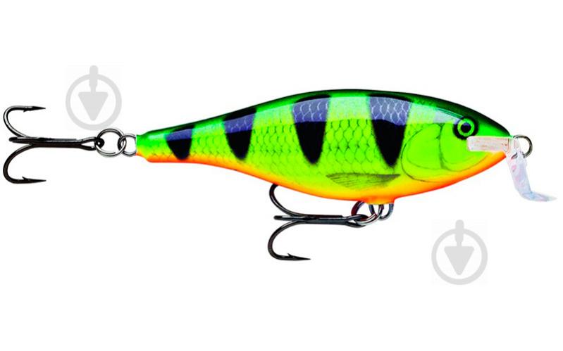 Воблер Rapala SHALLOW SHAD RAP 7 г 70 мм Fire Perch - фото 1