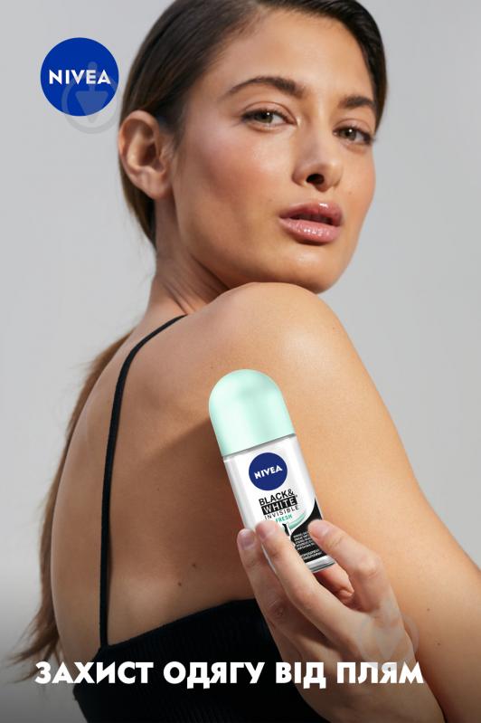 Антиперспірант для жінок Nivea Чорне та Біле Невидимий Fresh 50 мл - фото 3