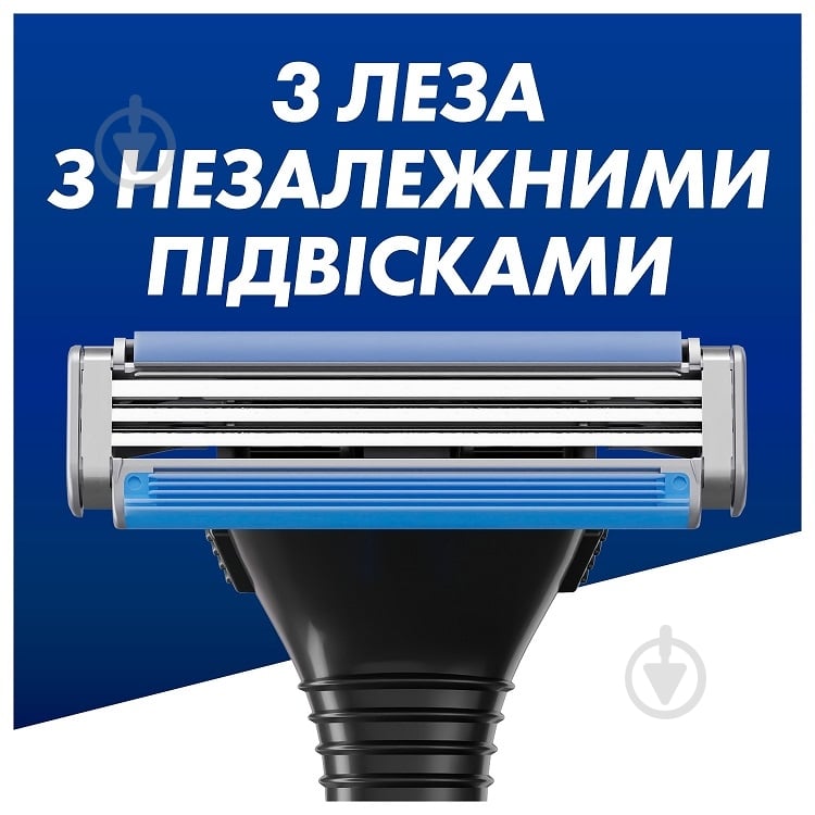 Станок для бритья Gillette Sensor3 + 6 сменных картриджей - фото 3 Станок для бритья Gillette Sensor3 + 6 сменных картриджей - фото 3