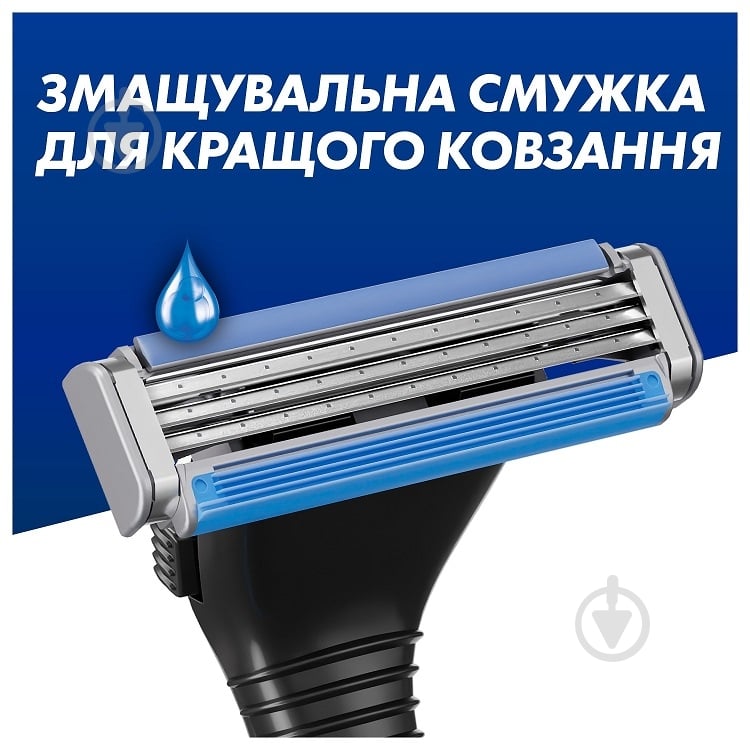 Станок для бритья Gillette Sensor3 + 6 сменных картриджей - фото 4 Станок для бритья Gillette Sensor3 + 6 сменных картриджей - фото 4