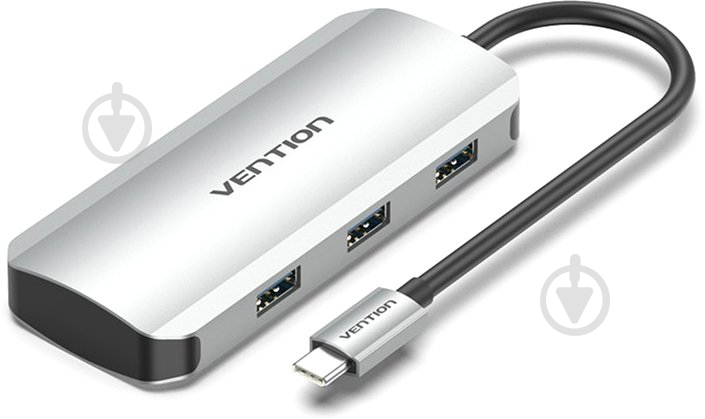 Док-станция Vention USB HUB 5 в 1 silver (TNAHB) - фото 1