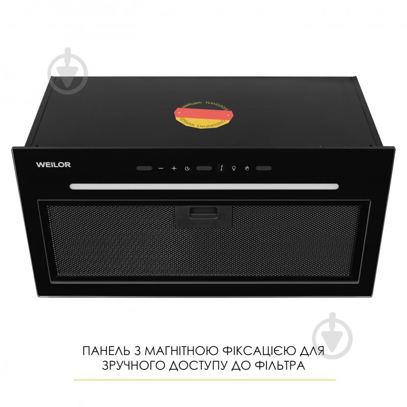 Вытяжка WEILOR LUNA WBG 59 BLACK SILENCE - фото 7 Вытяжка WEILOR LUNA WBG 59 BLACK SILENCE - фото 7