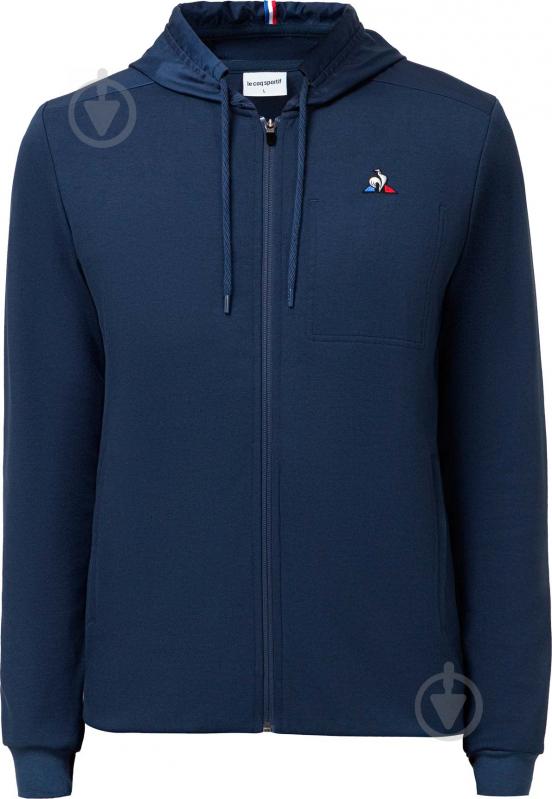 Джемпер Le Coq Sportif ESS FZ HOODY N2 1821049-LCS р. M синий - фото 1