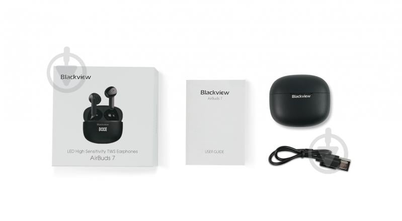 Навушники Blackview TWS AirBuds 7 black (BVAIRBUDS7-B) - фото 7