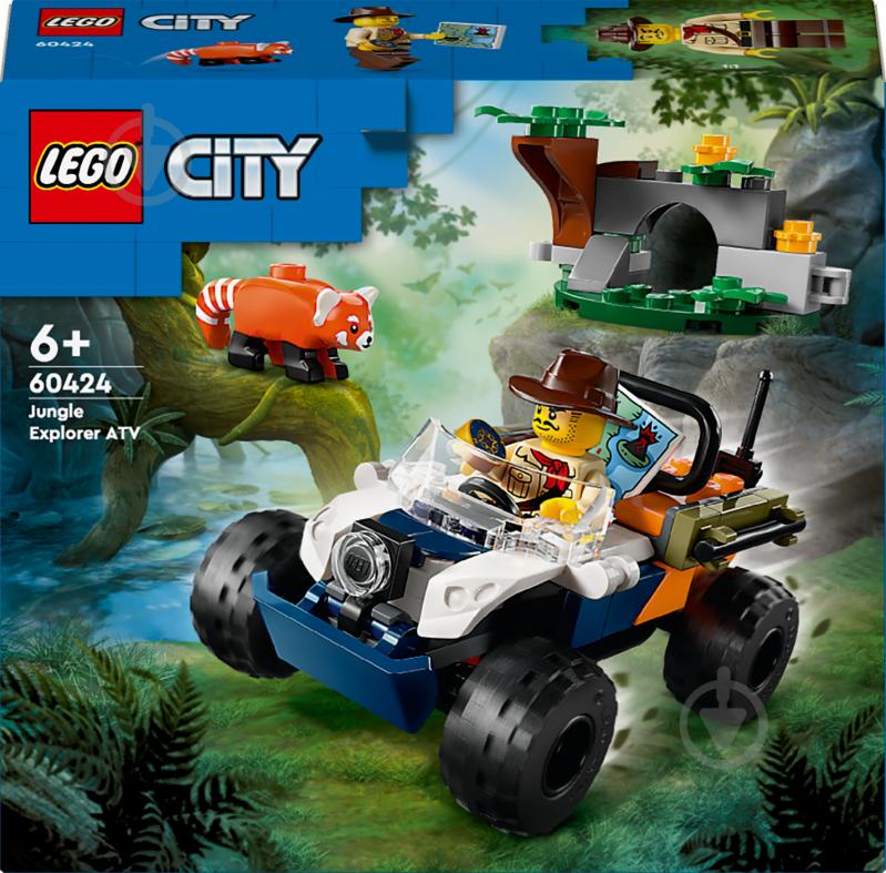 ᐉ Конструктор LEGO City Квадроцикл для дослідження джунглів «Місія ...
