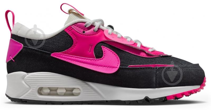 Кросівки жіночі демісезонні Nike AIR MAX 90 FUTURA DV7190-101 р.38 чорні із рожевим - фото 2