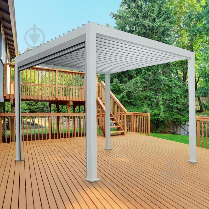 Беседка Home4You MIRADOR-111 3x4 м белая - фото 1