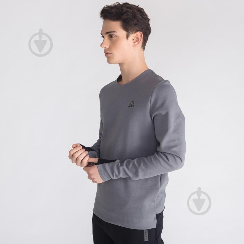 Джемпер Le Coq Sportif TECH CREW SWEAT N°1 M 1910426-LCS р. 2XL серый - фото 2