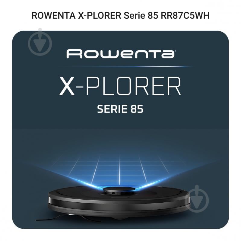 Робот-пилосос Rowenta RR87C5WH black - фото 2