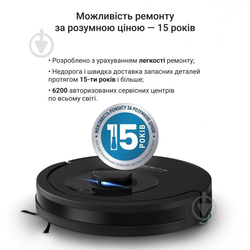 Робот-пилосос Rowenta RR87C5WH black - фото 8