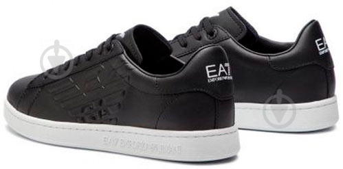 Кросівки жіночі демісезонні EA7 Leather sneaker X8X001-XCC51-00002 р.37 1/3 чорні - фото 3