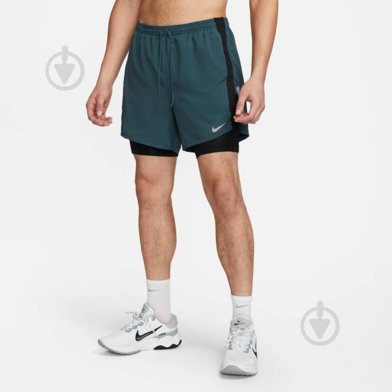 Шорты Nike DX0841-309 р. L зеленый - фото 1