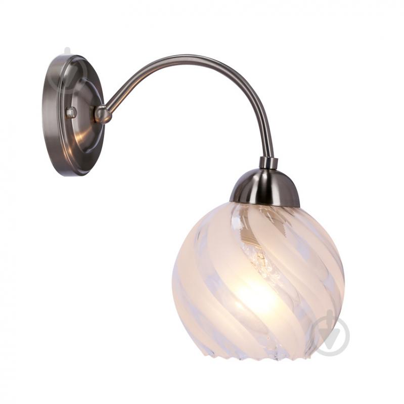 Бра Candellux Baida 1x60 Вт E27 белый/никель 21-16317 - фото 4