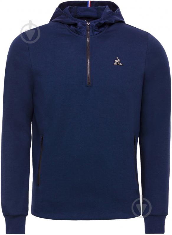 Джемпер Le Coq Sportif TECH HOODY 1/2 ZIP N°1 M 1910436-LCS р. S синий - фото 1