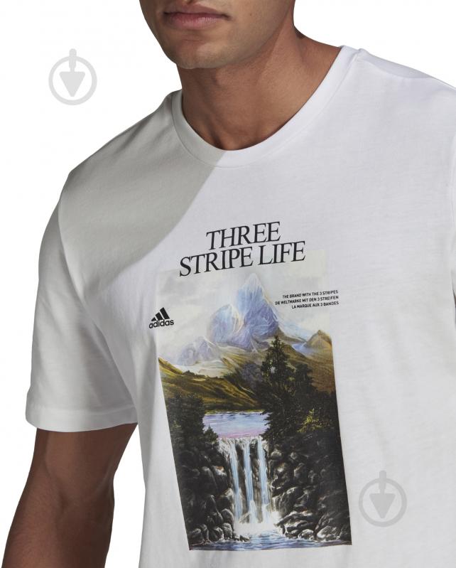 Футболка Adidas MOUNTAIN TEE M GN6851 р.S белый - фото 1
