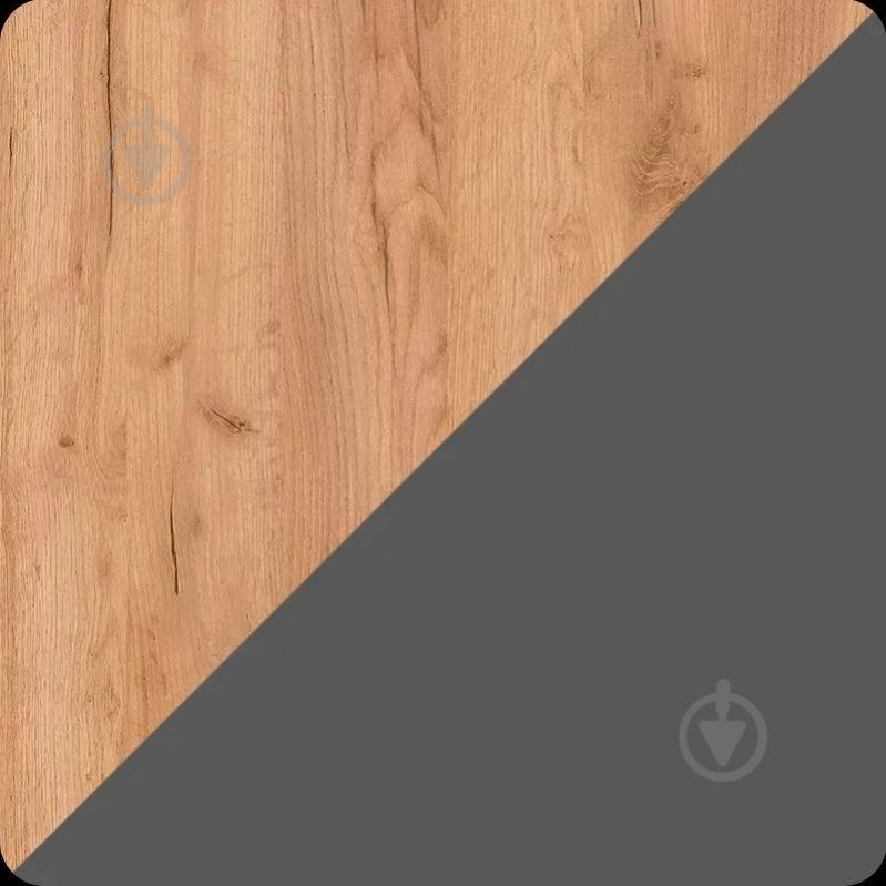 Стіл обідній KS Wood Ден 1400(1800)x800x784мм дуб крафт золотий/графіт - фото 4