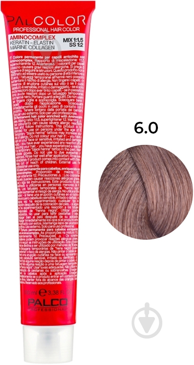 Крем-краска PALCO № 6.0 блонд тёмный - фото 1