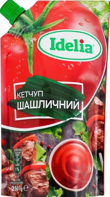 Кетчуп Idelia Шашличний 250г - фото 1