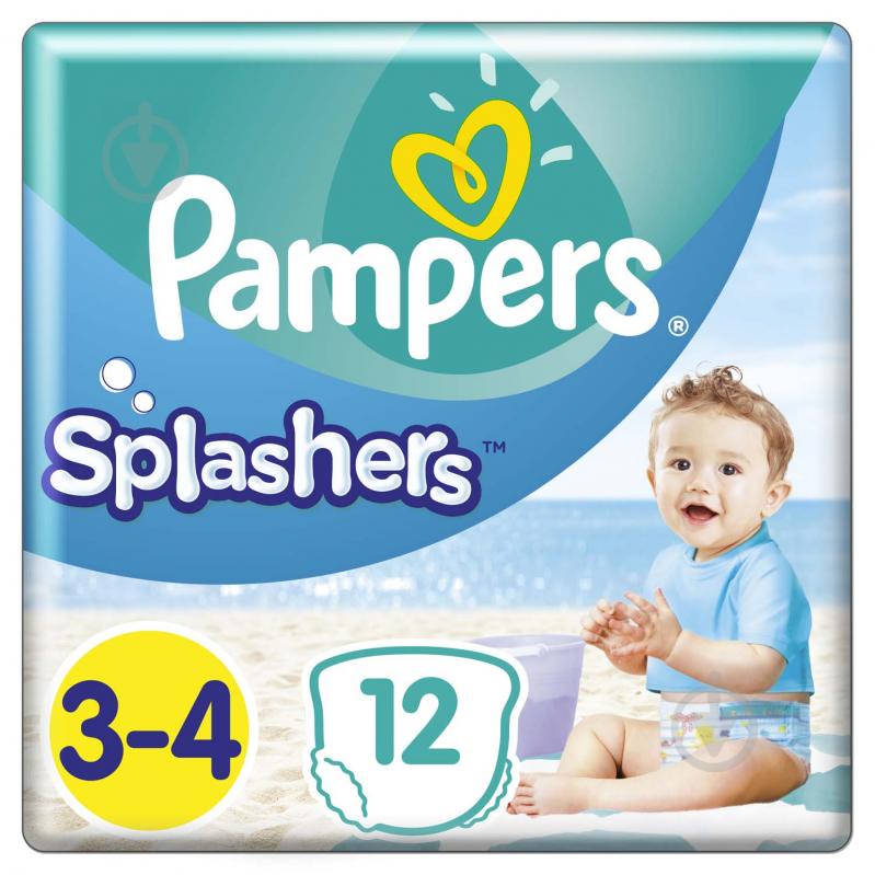 Подгузники-трусики Pampers Splashers 3 6-11 кг 12 шт. - фото 1