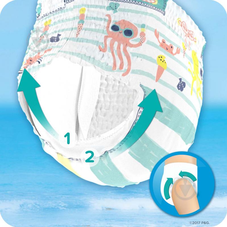 Подгузники-трусики Pampers Splashers 3 6-11 кг 12 шт. - фото 5