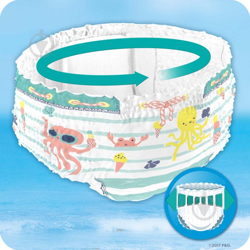 Подгузники-трусики Pampers Splashers 3 6-11 кг 12 шт. - фото 3