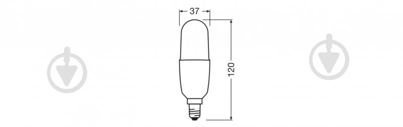 Лампа светодиодная Osram 10 Вт матовая E14 220 В 4000 К LEDSTICK E14 10W - фото 4