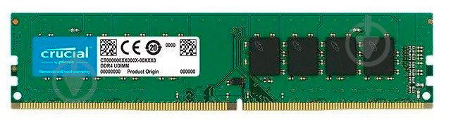 Оперативная память Micron DDR4 SDRAM 16 GB (1x16GB) 2666 MHz (CT16G4DFD8266) - фото 1