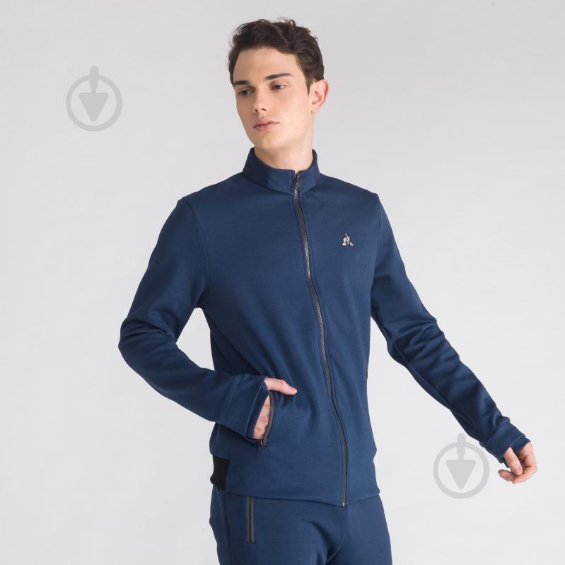 Джемпер Le Coq Sportif TECH FZ SWEAT N1 1910754-LCS р. S синий - фото 2