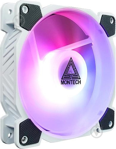 Набір вентиляторів для корпусу Montech Z3 PRO ARGB FAN 3pcs White - фото 3