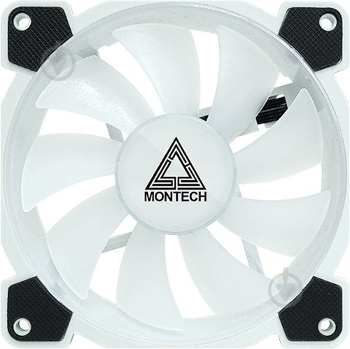 Набір вентиляторів для корпусу Montech Z3 PRO ARGB FAN 3pcs White - фото 5