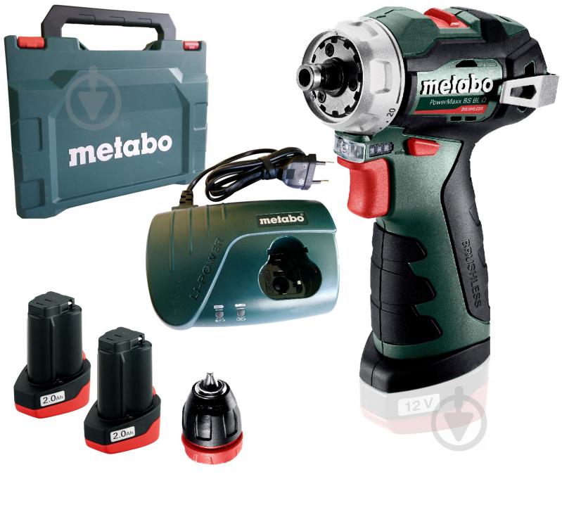 Шуруповерт акумуляторний Metabo PowerMaxx BS BL Q 601749500 - фото 7