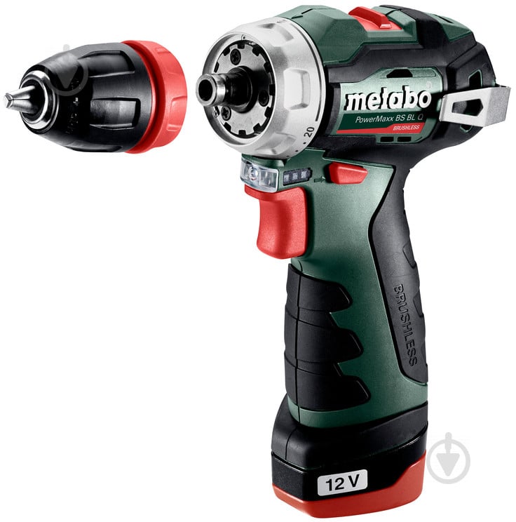 Шуруповерт акумуляторний Metabo PowerMaxx BS BL Q 601749500 - фото 3